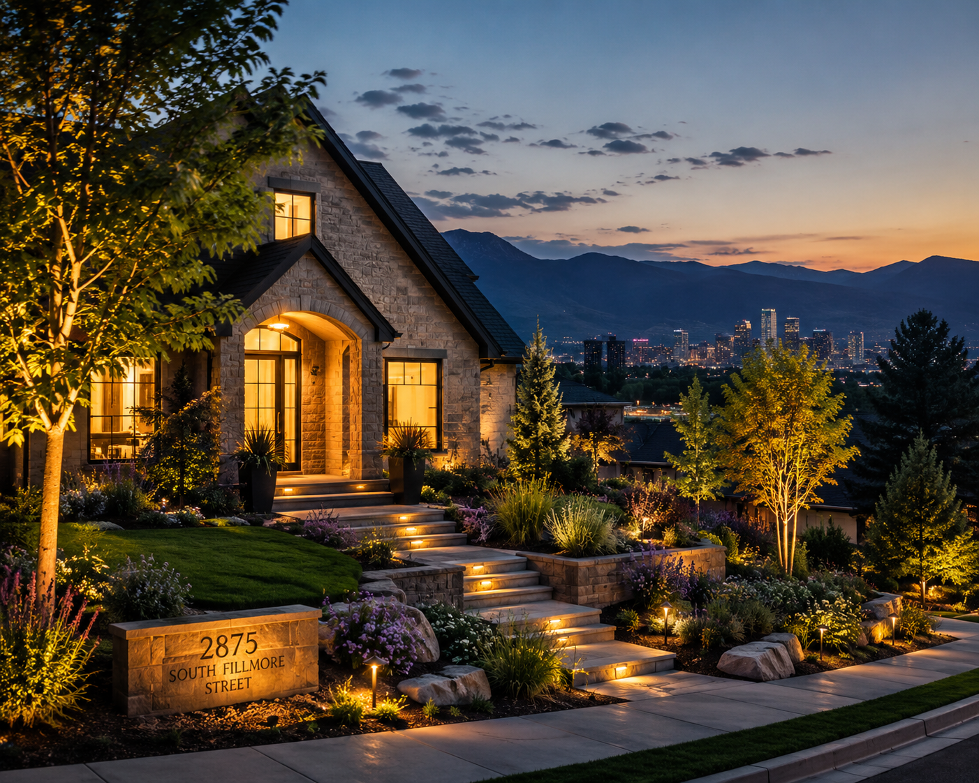 Landscape design concept example
